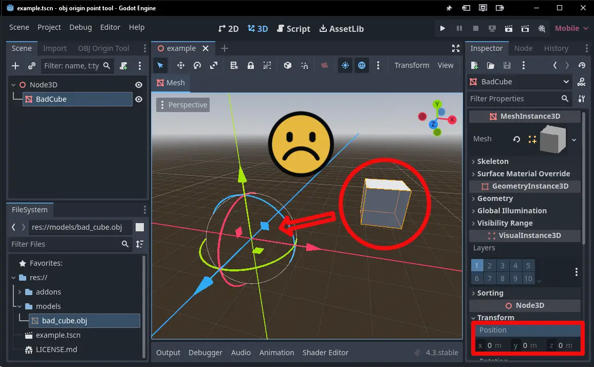 OBJ Origin/Pivot Tool hero image