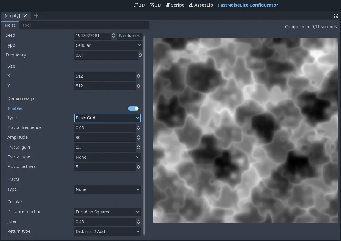 FastNoiseLite Configurator hero image