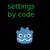 settings by code (gdscript) icon image