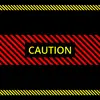 Caution Tape Shader background image