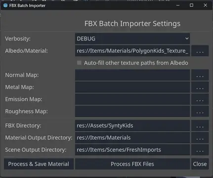 FBX Batch Importer background image