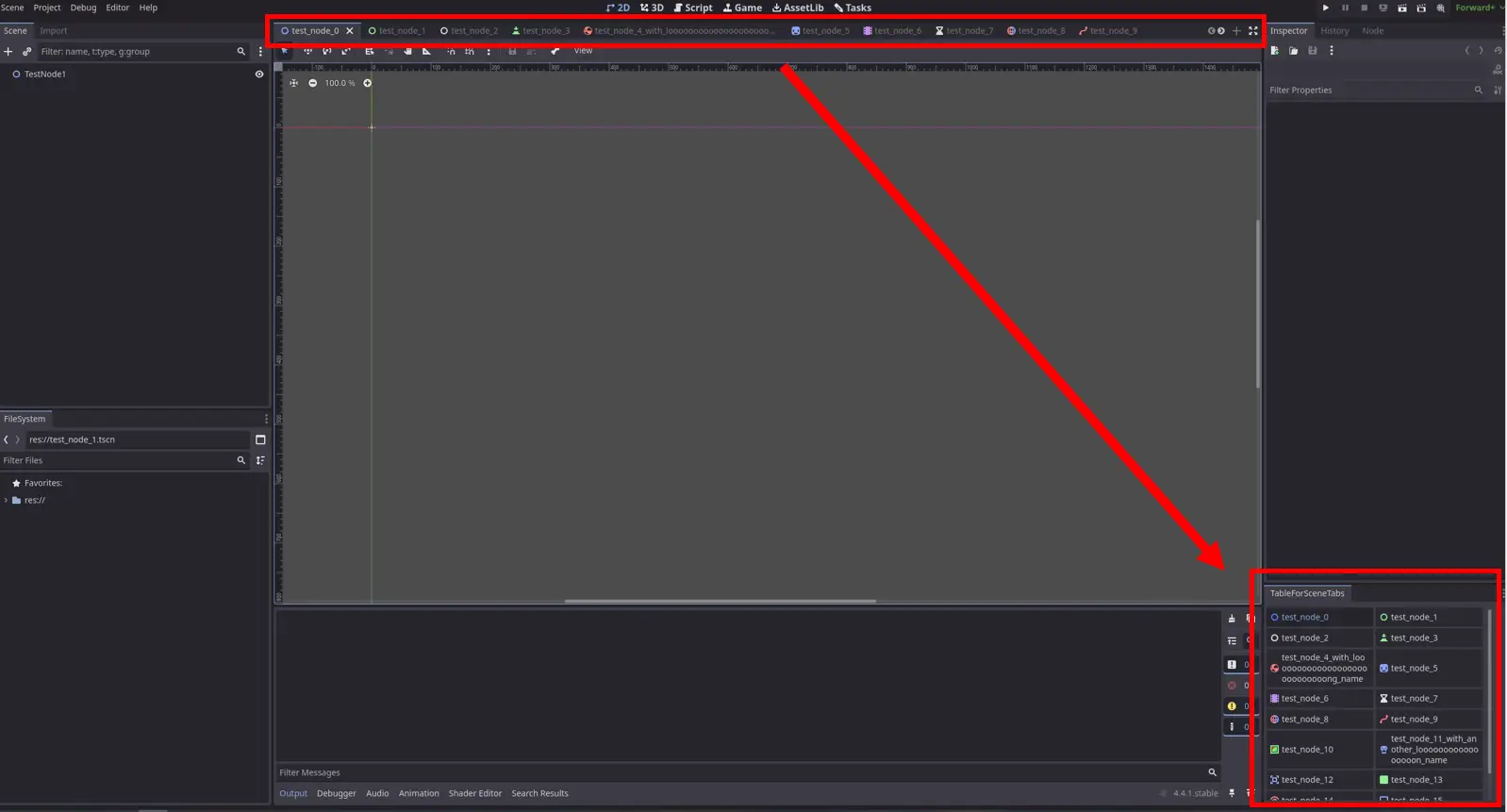 Table For Scene Tabs hero image