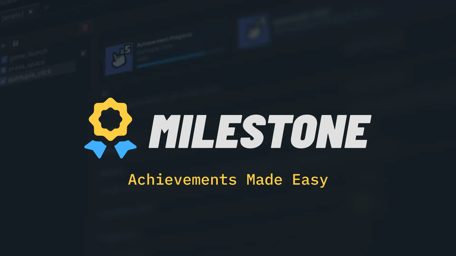 Milestone - Achievements Made Easy hero image