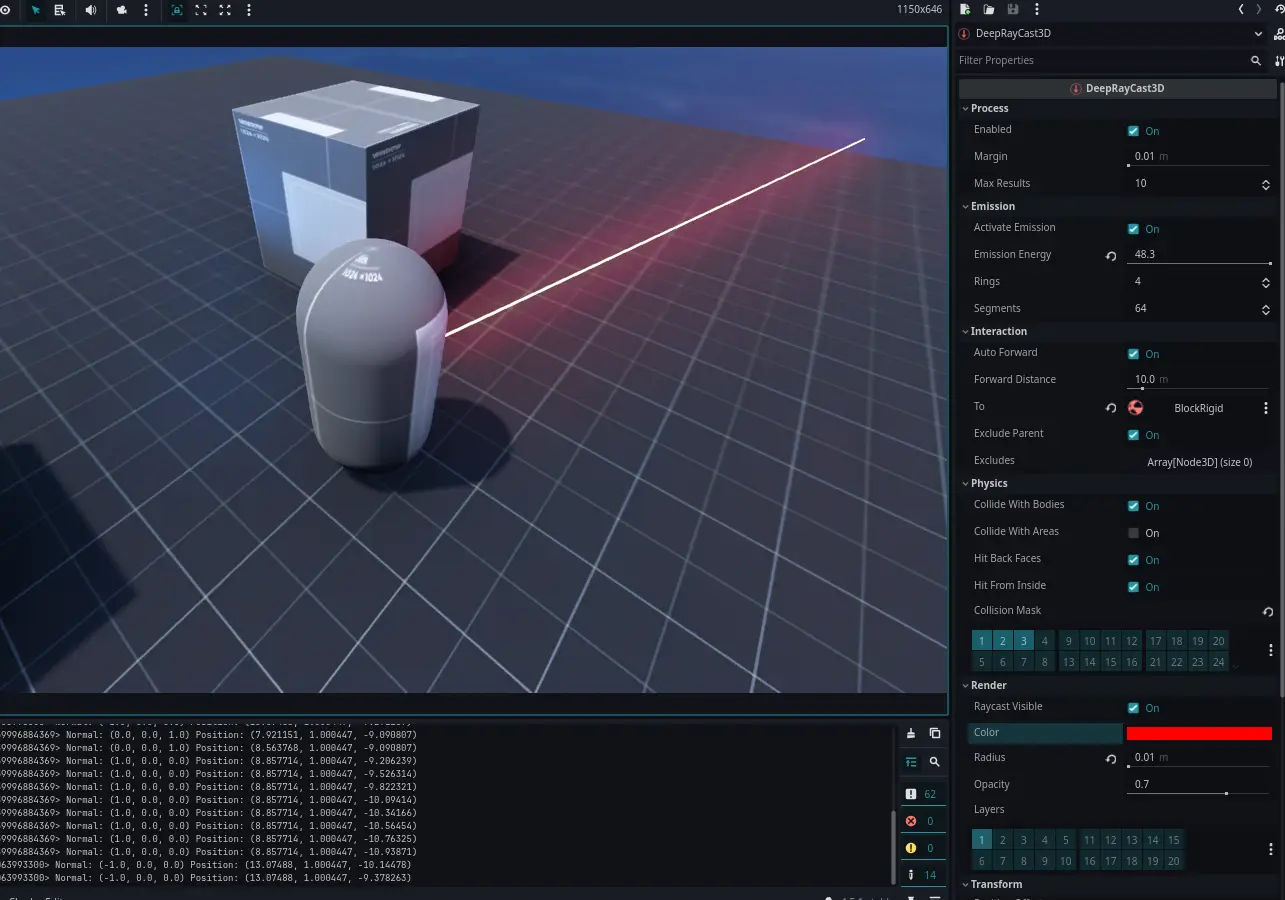 Deep RayCast 3D hero image