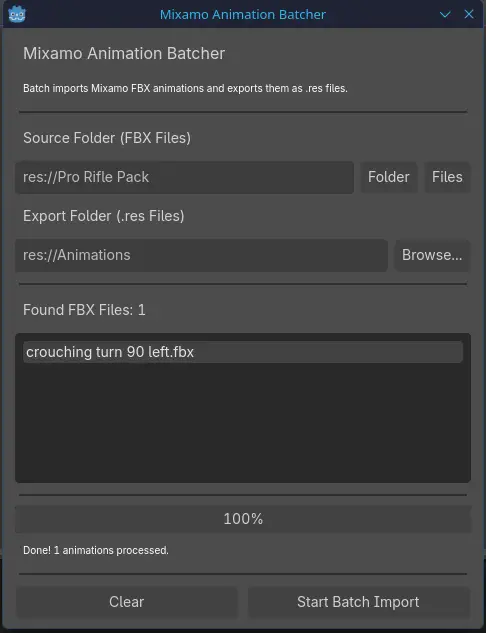 Mixamo Animation Batcher hero image