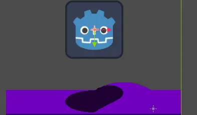 2D projected ground shadow background image