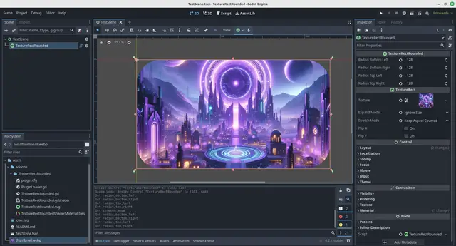 TextureRectRounded preview image