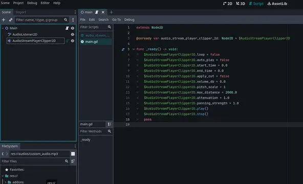 Audio Stream Player Clipper 2D thumbnail image