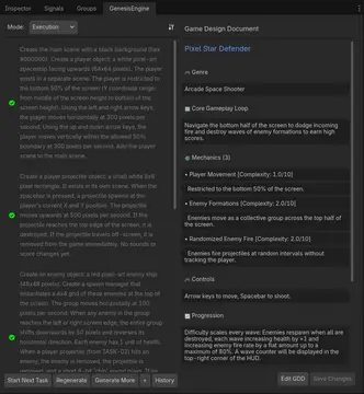 Genesis Engine: AI Game creator preview image