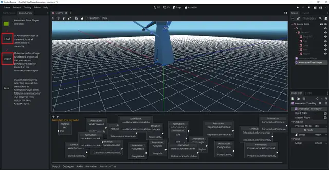Import Animations in AnimationTreePlayer preview image