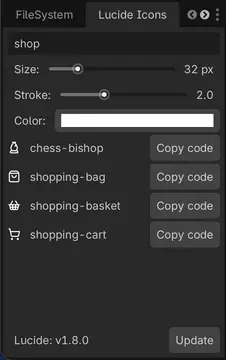 Lucide Godot thumbnail image