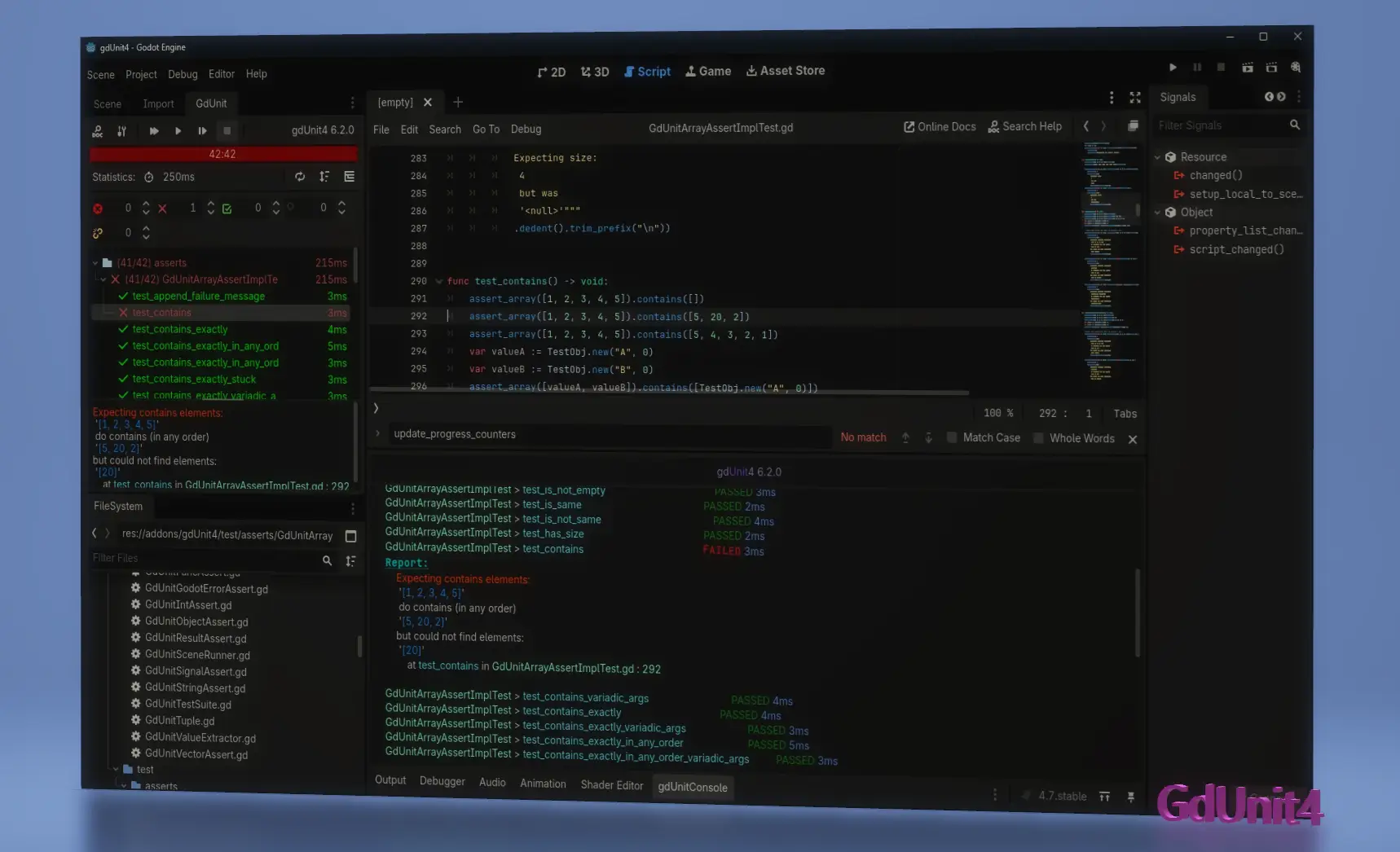 GdUnit4 - Unit Testing Framework preview image