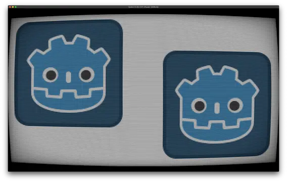 Godot 3 2D CRT Shader preview image