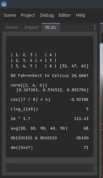 RCalc preview image