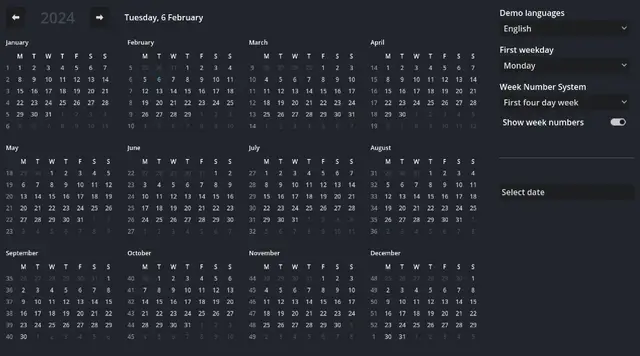 Calendar Library preview image