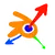Blender style transform manipulation icon image