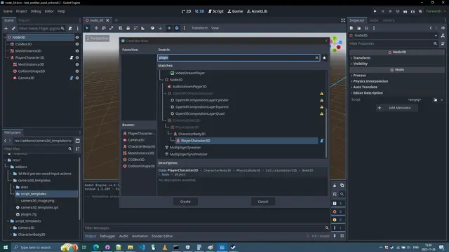 Node: PlayerCharacter3D thumbnail image