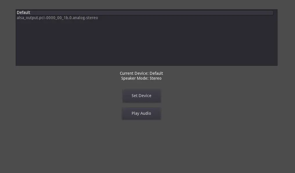 Audio Device Changer Demo hero image
