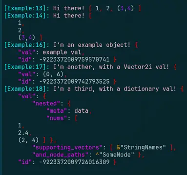 Log.gd, a gdscript pretty-printer thumbnail image